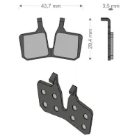 Brenta Ciclo Performance Tech Mt5/mt7 Magura Scheibenbremsbeläge Brenta Ciclo Performance Tech Mt5/mt7 Magura Scheibenbremsbeläge