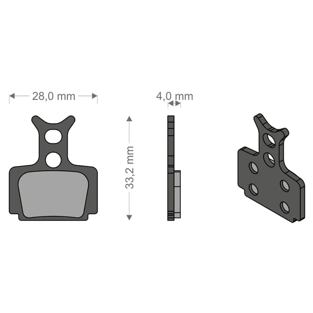Brenta Ciclo T1 Racing/r1/mega/rx/cura Formula Sinterbremsbeläge, Black / silver, One Size Brenta Ciclo T1 Racing/r1/mega/rx/cura Formula Sinterbremsbeläge, Black / silver, One Size