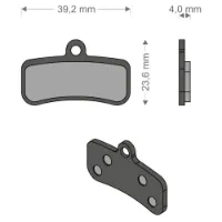 Brenta Ciclo Xtr/quadien Shimano/trp/tektro Sinterbremsbeläge
