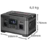 Bresser 3810020 500w Portable Netzteil, Black / grey, One Size