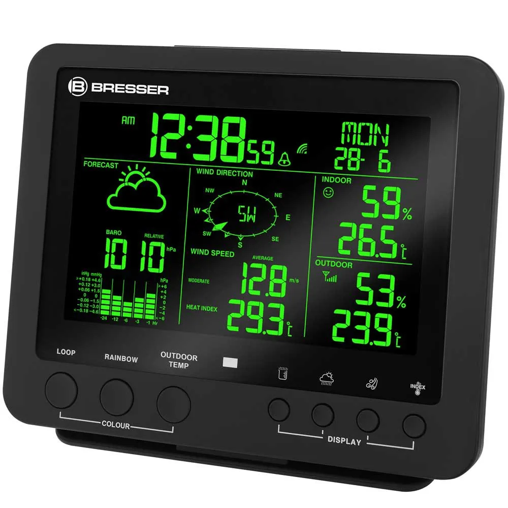 Bresser 7002520 Cm3000 5 Wetterstation, Black, One Size, EU Plug 220V