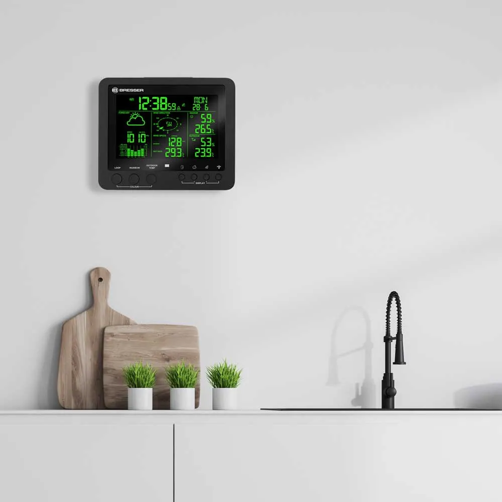 Bresser 7002520 Cm3000 5 Wetterstation, Black, One Size, EU Plug 220V