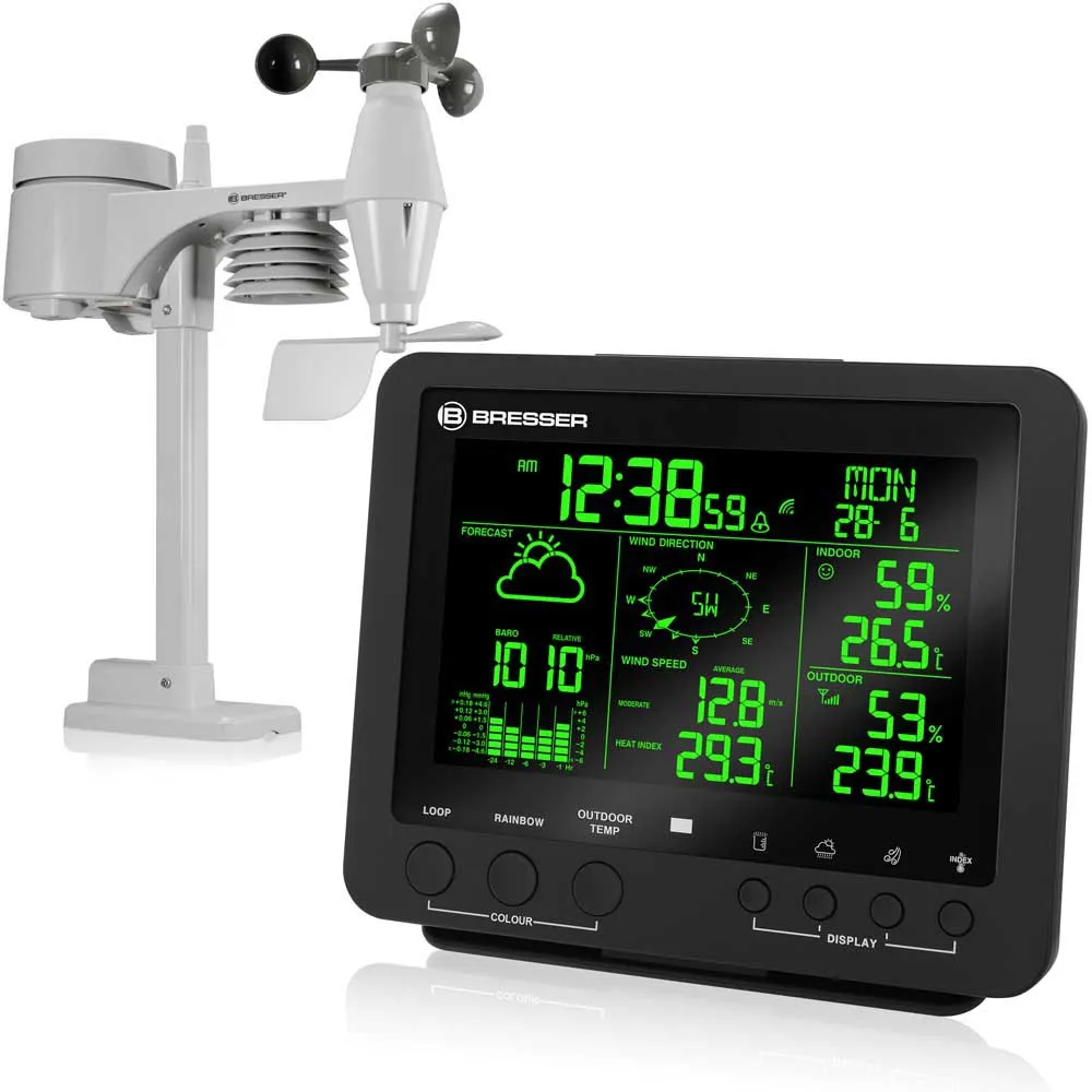 Bresser 7002520 Cm3000 5 Wetterstation, Black, One Size, EU Plug 220V