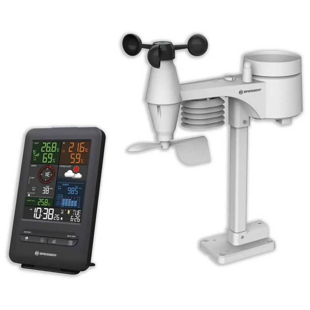 Bresser 7002525 Wetterstation, White, One Size Bresser 7002525 Wetterstation, White, One Size