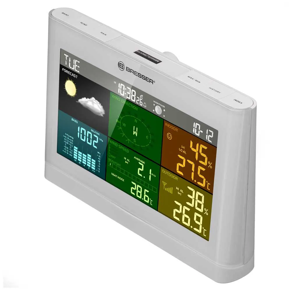 Bresser 7002550gye000 Wetterstation, White, One Size, EU Plug 220V Bresser 7002550gye000 Wetterstation, White, One Size, EU Plug 220V