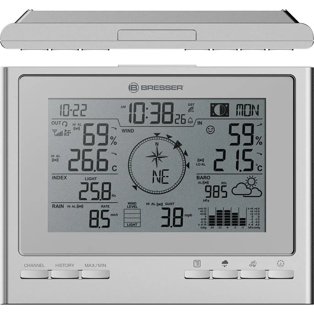 Bresser 7003110gye000 Wetterstation, White, One Size Bresser 7003110gye000 Wetterstation, White, One Size