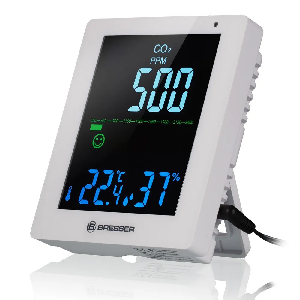 Bresser 7004020gye000 Co2-messgerät, White, One Size Bresser 7004020gye000 Co2-messgerät, White, One Size