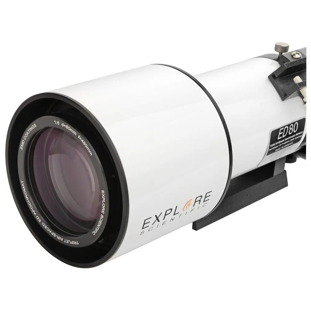 Bresser Ed Apo F/6 Fcd-100 Alu Hex Teleskopsucher 80 Mm, Black / white, One Size Bresser Ed Apo F/6 Fcd-100 Alu Hex Teleskopsucher 80 Mm, Black / white, One Size