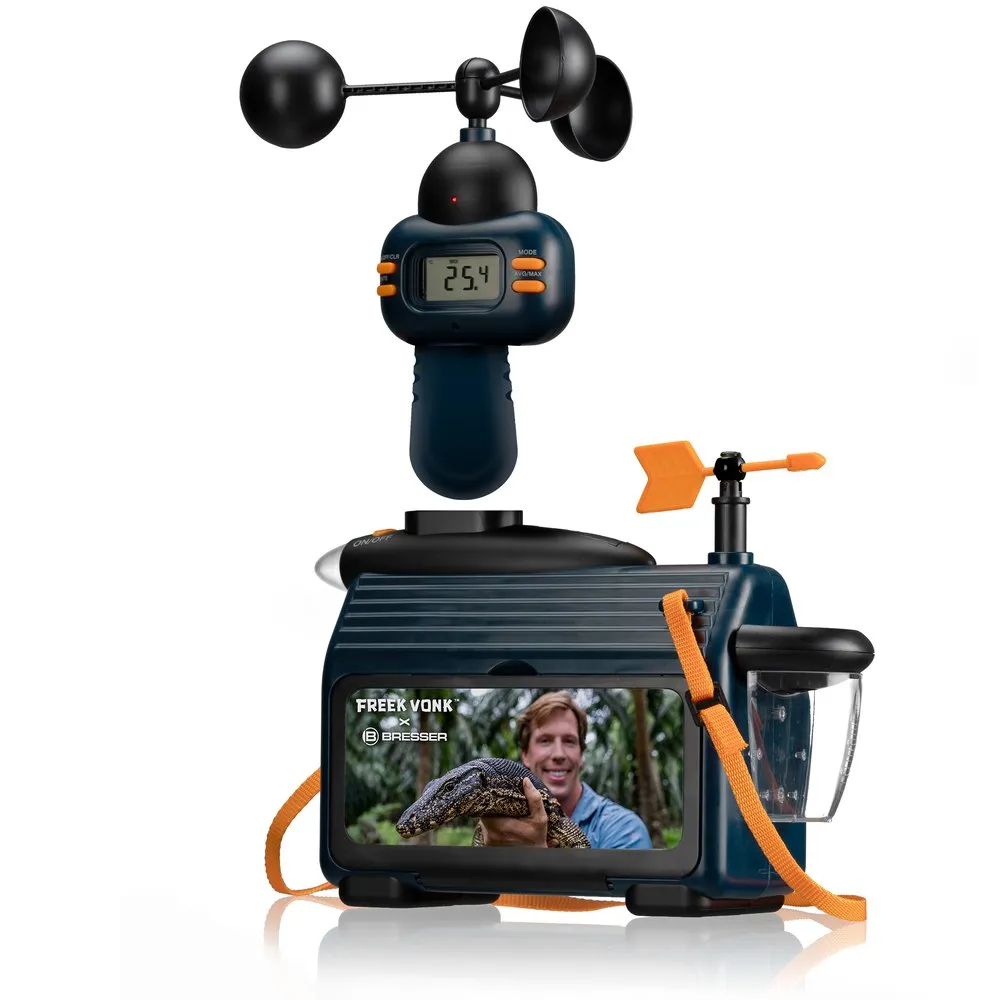 Bresser Freek Vonk X Wetterstation, Dark blue, One Size, EU Plug 220V Bresser Freek Vonk X Wetterstation, Dark blue, One Size, EU Plug 220V