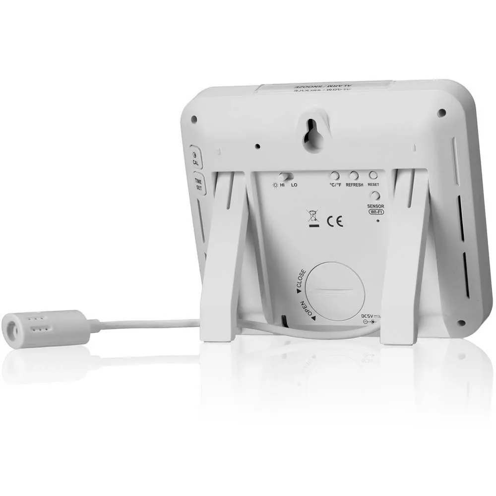 Bresser Meteo Tuya Smart Thermometer Und Hygrometer, White, One Size Bresser Meteo Tuya Smart Thermometer Und Hygrometer, White, One Size
