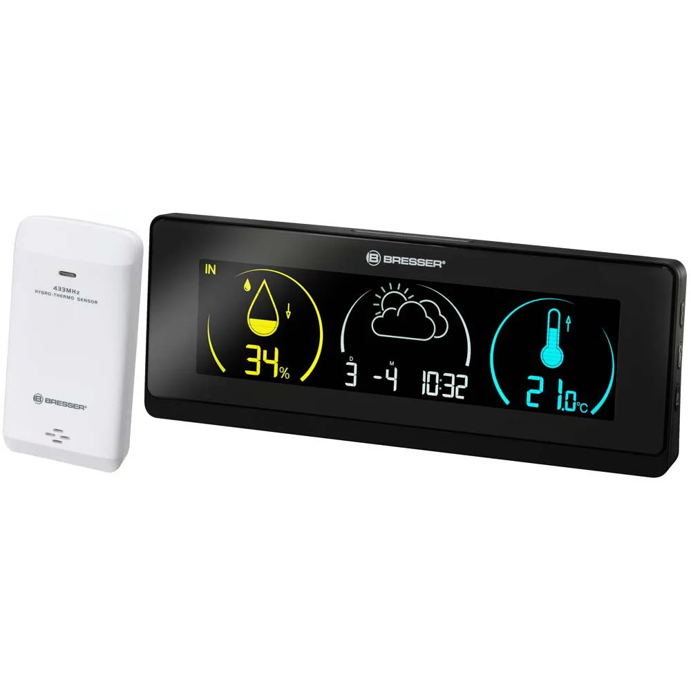Bresser Meteo Wetterstation, White / black, One Size Bresser Meteo Wetterstation, White / black, One Size