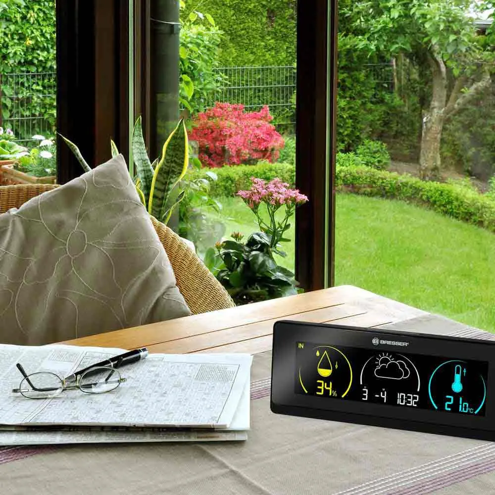 Bresser Meteo Wetterstation, White / black, One Size Bresser Meteo Wetterstation, White / black, One Size