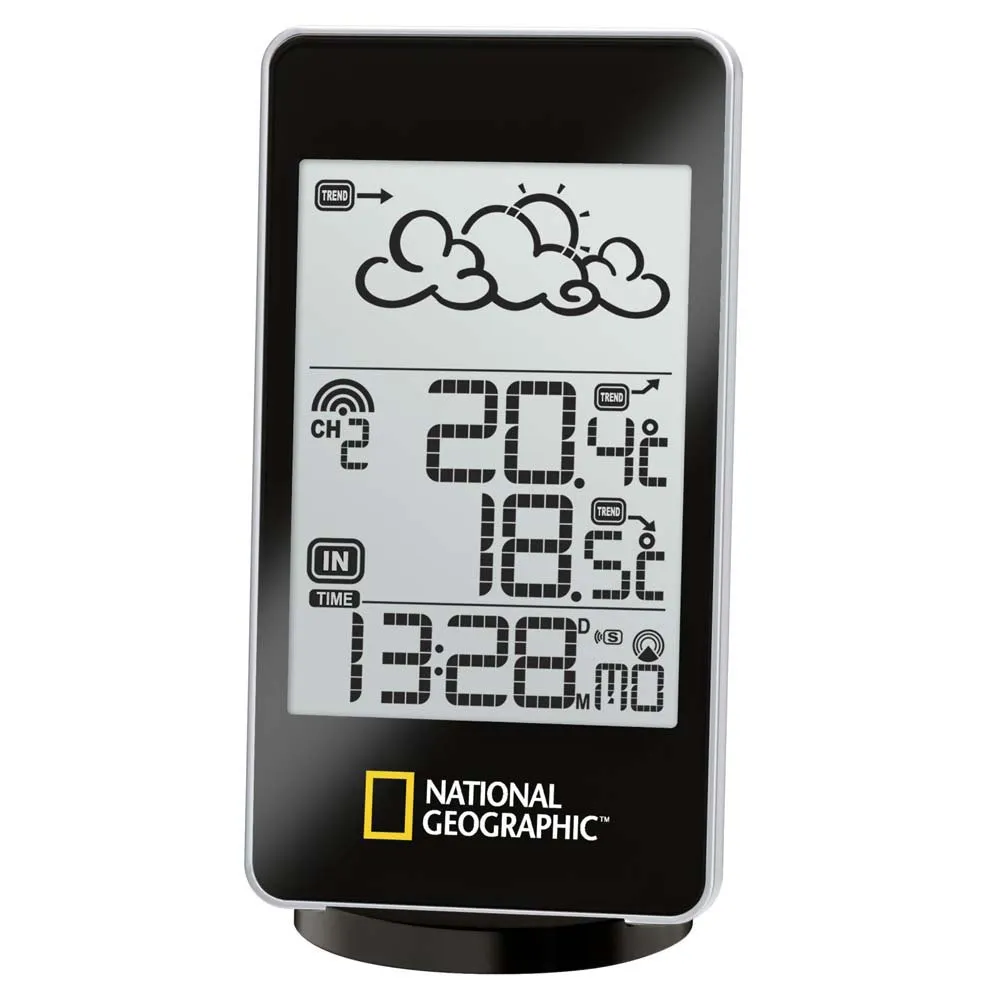 Bresser National Geographic Basic Wetterstation, Black, One Size Bresser National Geographic Basic Wetterstation, Black, One Size