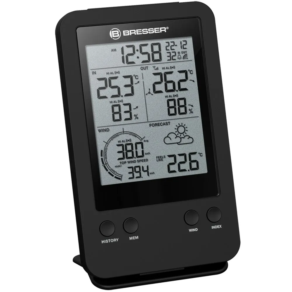Bresser Professionelles Windmessgerät/anemometer 3-in-1, Black, One Size Bresser Professionelles Windmessgerät/anemometer 3-in-1, Black, One Size