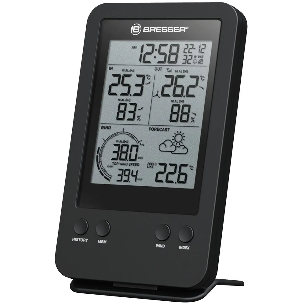 Bresser Professionelles Windmessgerät/anemometer 3-in-1, Black, One Size Bresser Professionelles Windmessgerät/anemometer 3-in-1, Black, One Size