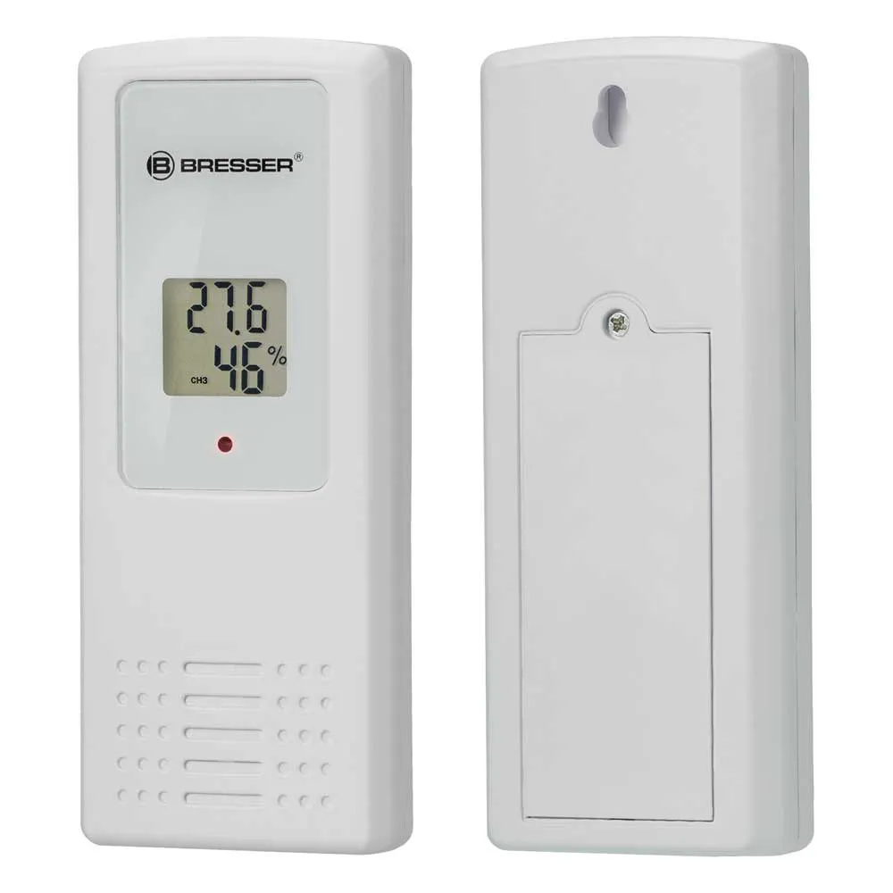 Bresser Temeo Higro Quadro 4 Thermometer Und Hygrometer, White, One Size Bresser Temeo Higro Quadro 4 Thermometer Und Hygrometer, White, One Size