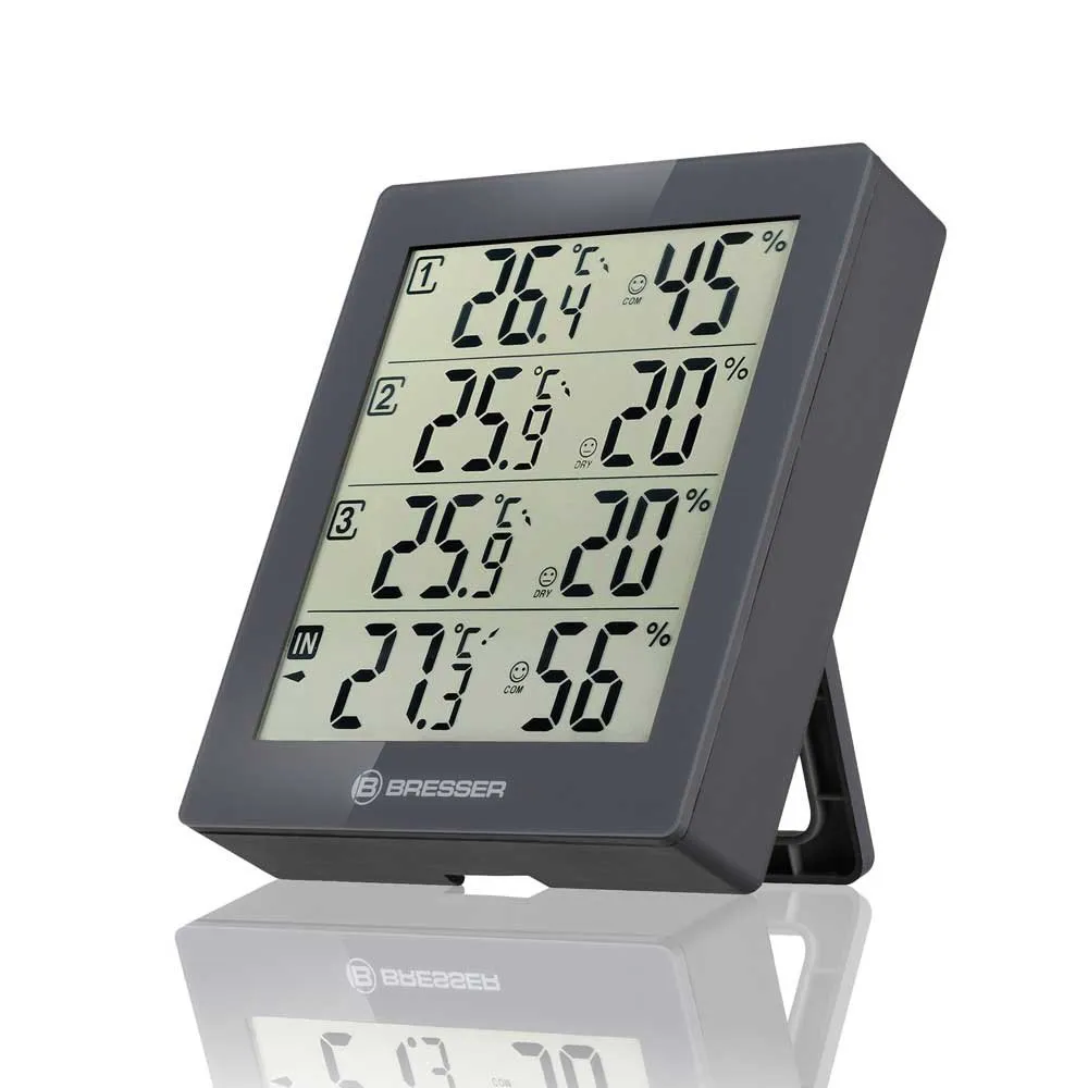 Bresser Temeo Higro Quadro 4 Wetterstation 3 Einheiten Bresser Temeo Higro Quadro 4 Wetterstation 3 Einheiten