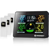 Bresser Thermo Hygro Quadro Nlx 3 Sensors Thermometer Und Hygrometer Bresser Thermo Hygro Quadro Nlx 3 Sensors Thermometer Und Hygrometer