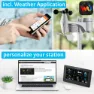 Bresser Wifi Clearview 7-in-1 Sensor Wetterstation, Black / white, One Size, EU Plug 220V