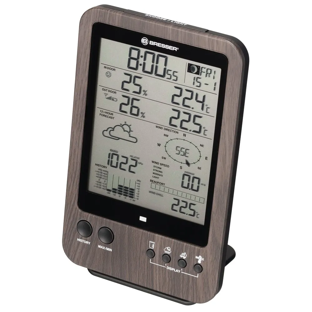 Bresser Wtw Center 5-in-1 Wetterstation, Black, One Size, EU Plug 220V Bresser Wtw Center 5-in-1 Wetterstation, Black, One Size, EU Plug 220V