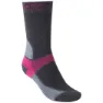 Dark grey / pink