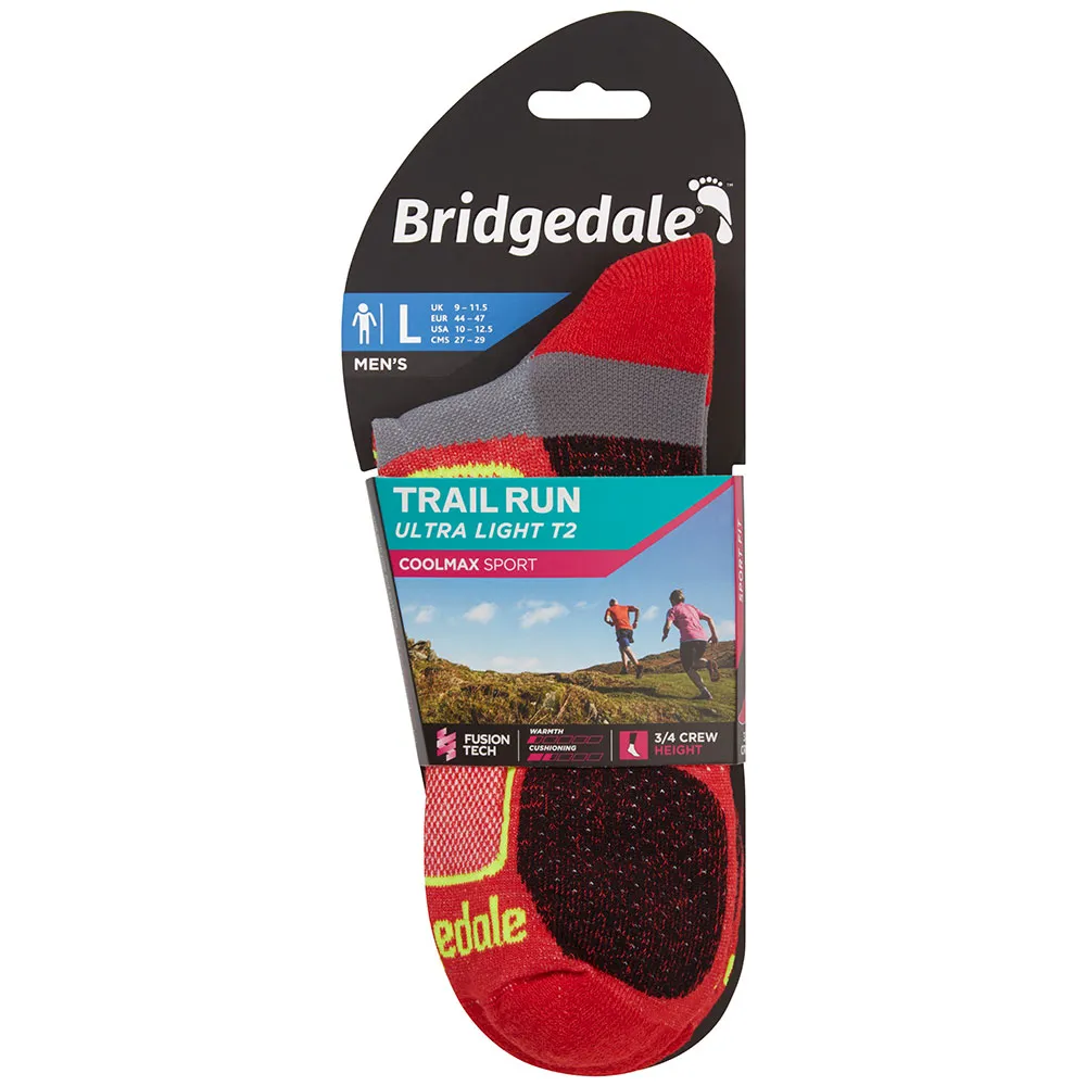 Bridgedale Ultralight T2 Coolmax® Sport 3/4 Crew Socken male
