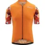 Briko Abstract Kurzarm-radtrikot, Orange, M