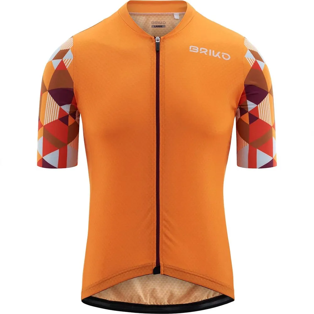 Briko Abstract Kurzarm-radtrikot, Orange, M Briko Abstract Kurzarm-radtrikot, Orange, M