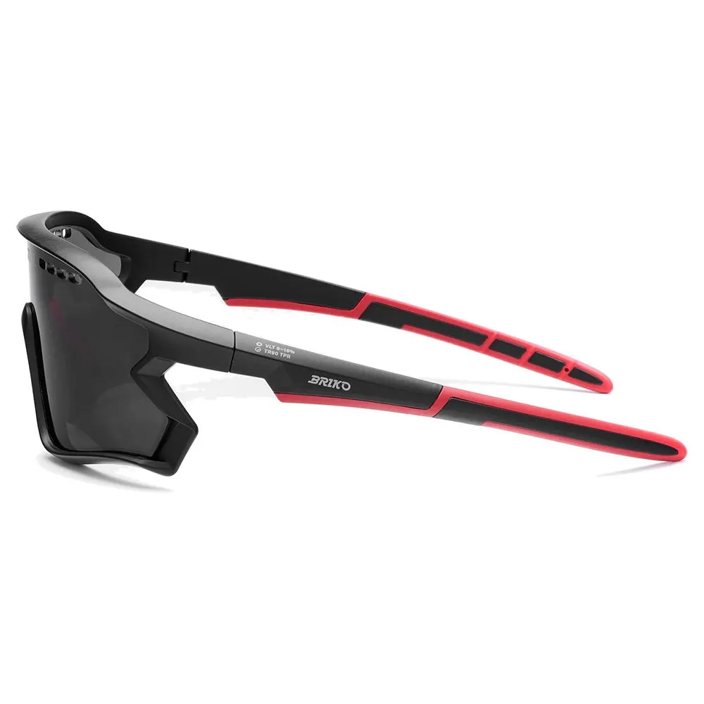 Briko Daintree Polarisierte Sonnenbrille, Black red, CAT3 Briko Daintree Polarisierte Sonnenbrille, Black red, CAT3