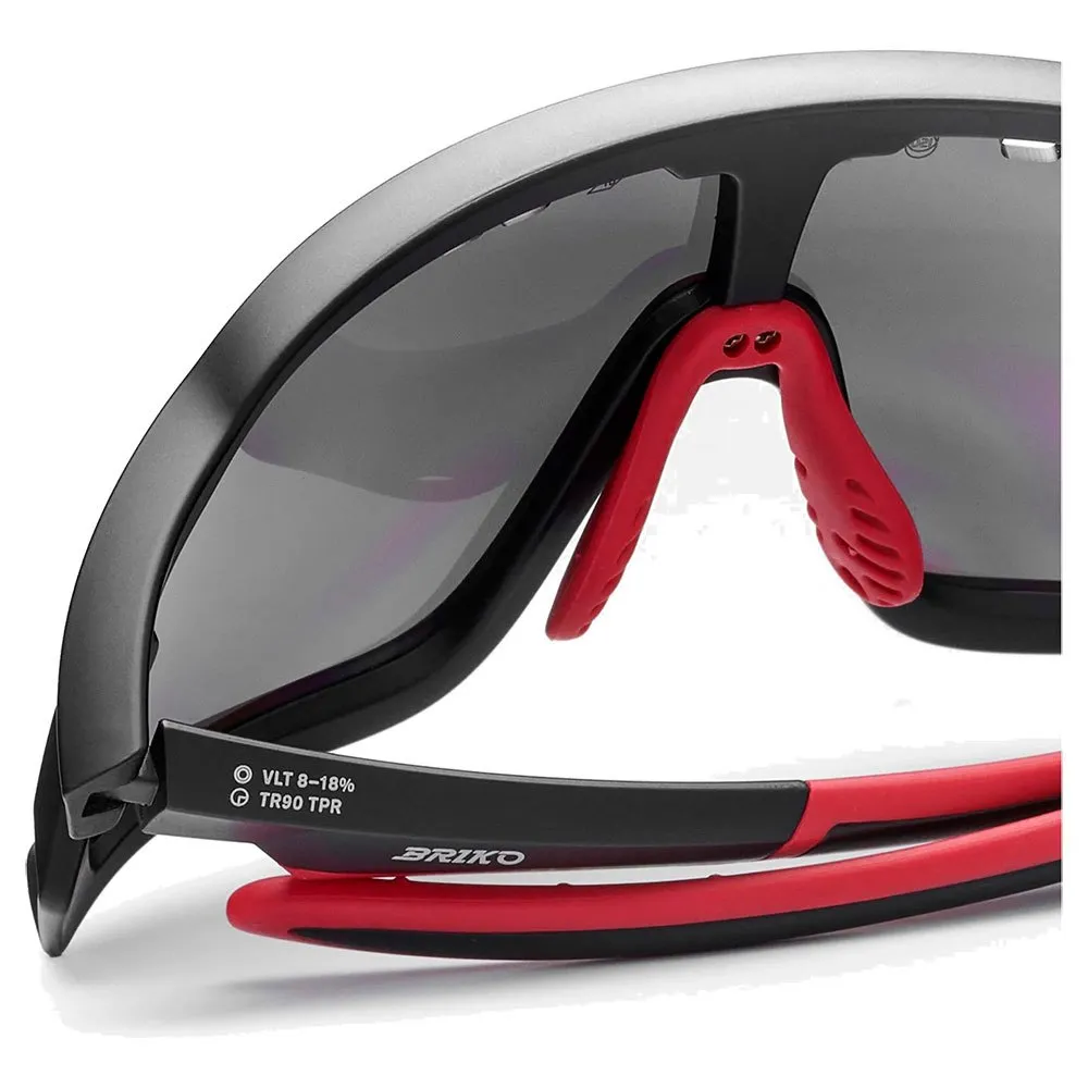 Briko Daintree Polarisierte Sonnenbrille, Black red, CAT3 Briko Daintree Polarisierte Sonnenbrille, Black red, CAT3