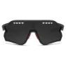 Briko Daintree Polarisierte Sonnenbrille, Black red, CAT3