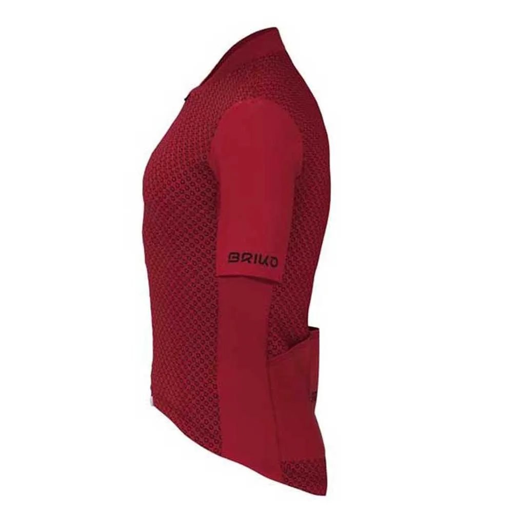 Briko Over Kurzarm-radtrikot, Red coral Briko Over Kurzarm-radtrikot, Red coral