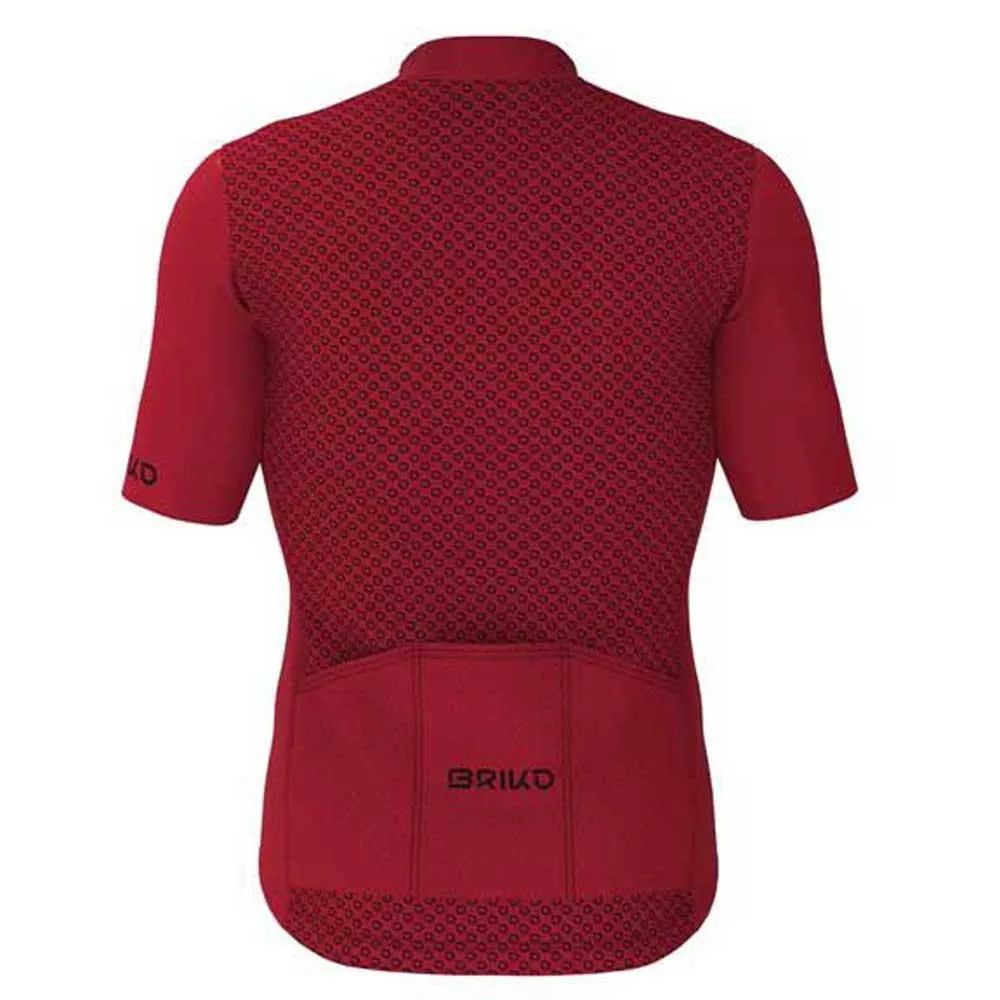 Briko Over Kurzarm-radtrikot, Red coral Briko Over Kurzarm-radtrikot, Red coral