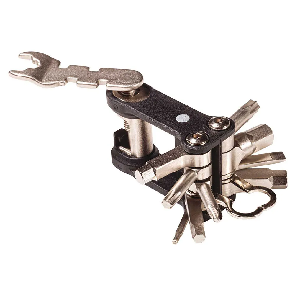 Brn 17 Functions Multitool, Silver, One Size Brn 17 Functions Multitool, Silver, One Size