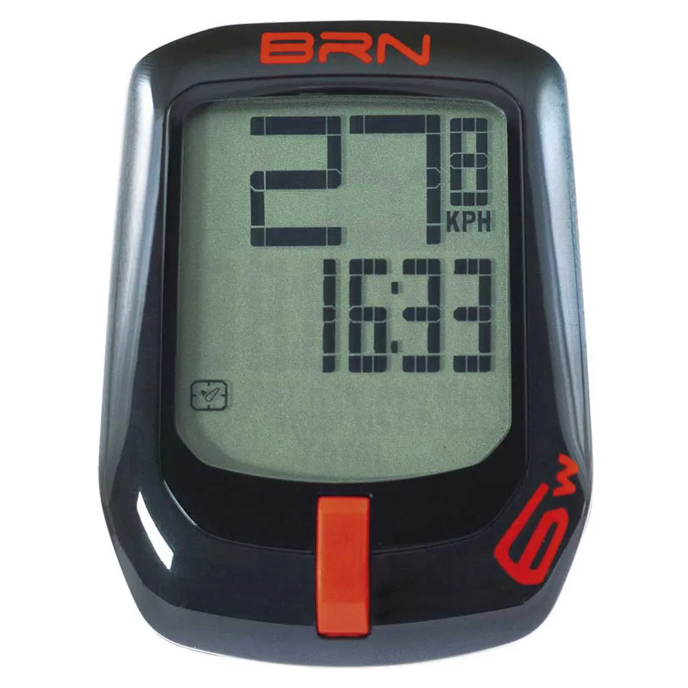 Brn 6 Function Wireless Fahrradcomputer, Black, One Size Brn 6 Function Wireless Fahrradcomputer, Black, One Size