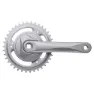 Brn Aluminium Kurbelgarnitur, Silver, 170mm, 38t