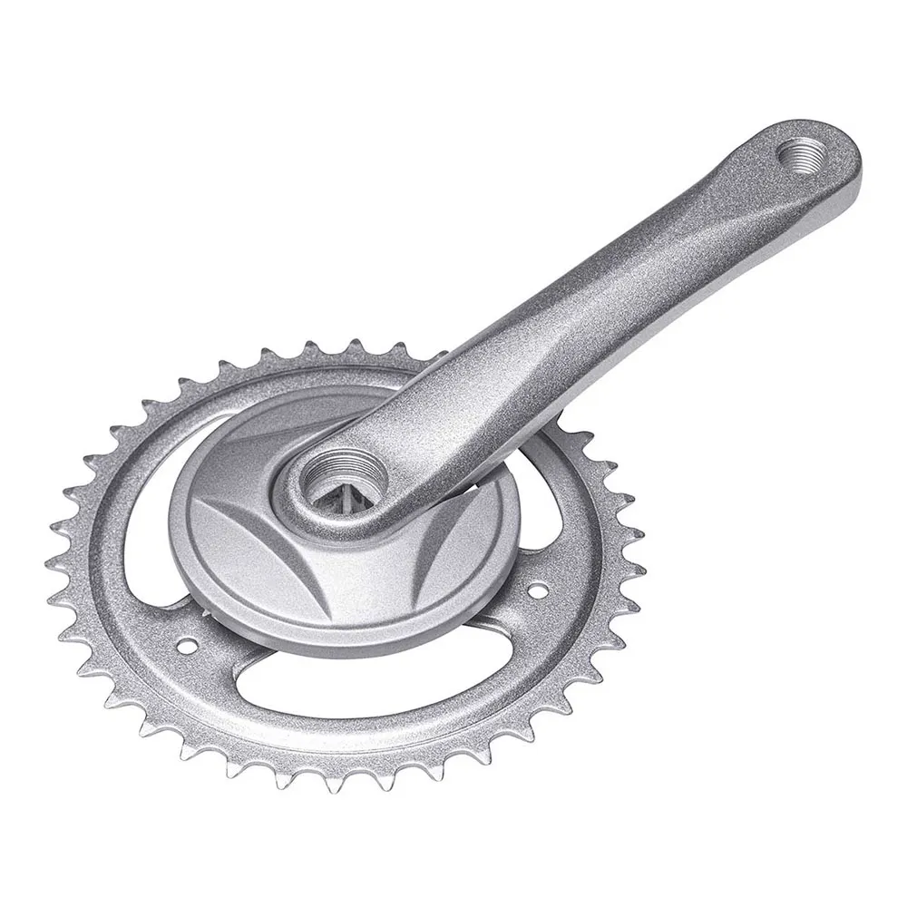 Brn Aluminium Kurbelgarnitur, Silver, 170mm, 38t Brn Aluminium Kurbelgarnitur, Silver, 170mm, 38t