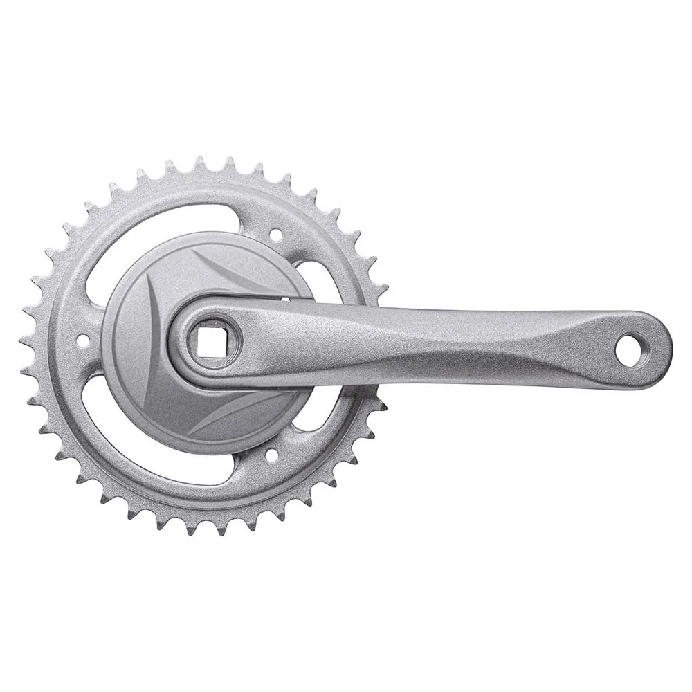 Brn Aluminium Kurbelgarnitur, Silver, 170mm, 38t Brn Aluminium Kurbelgarnitur, Silver, 170mm, 38t