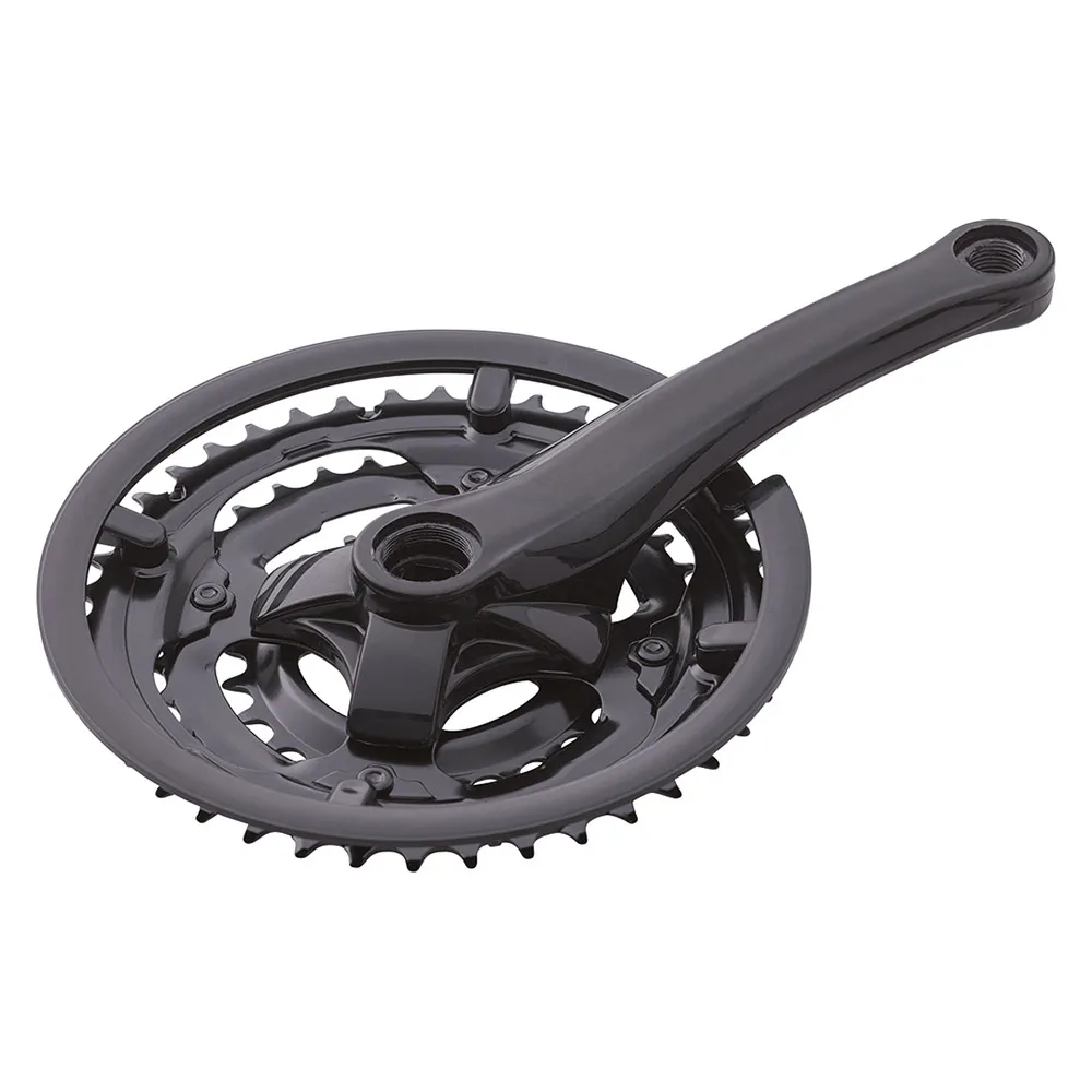 Brn Bimbo Kurbelgarnitur, Black, 150mm, 24/34-42t