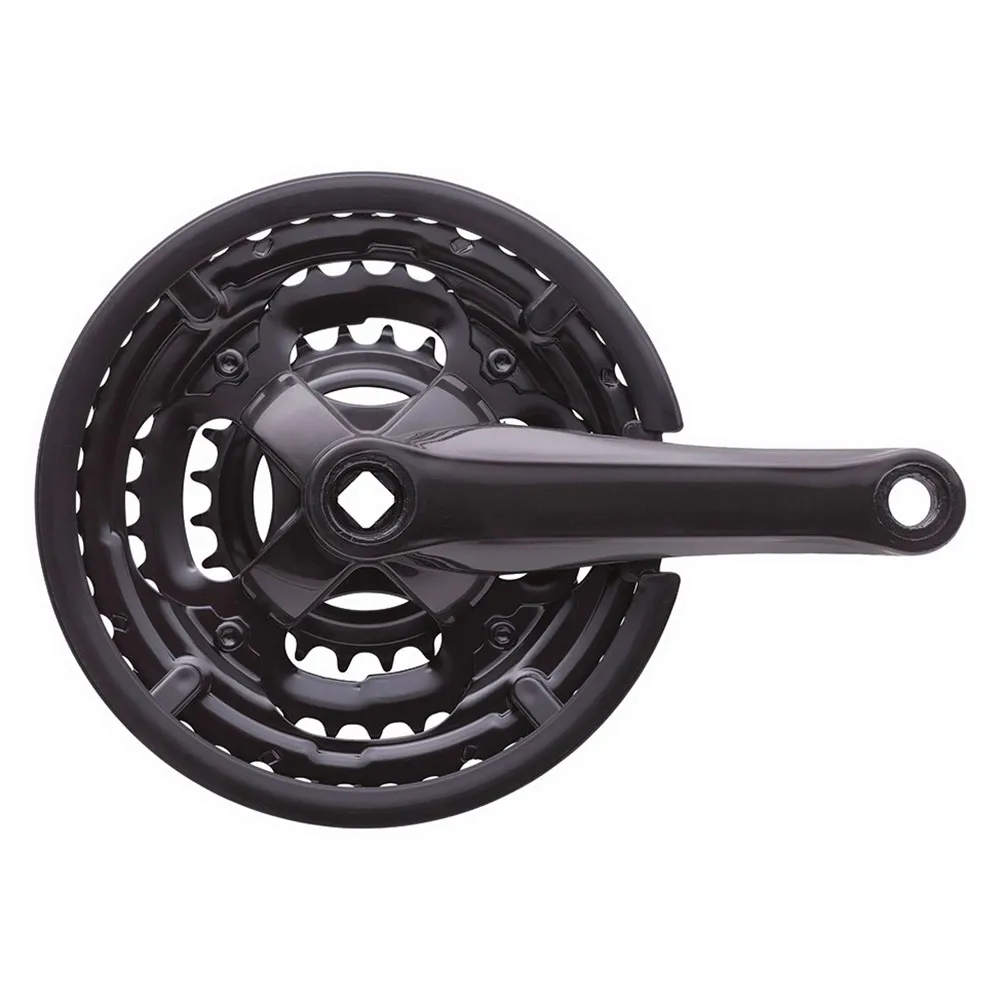 Brn Bimbo Kurbelgarnitur, Black, 150mm, 24/34-42t