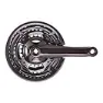 Brn Bimbo Kurbelgarnitur, Black, 150mm, 24/34-42t