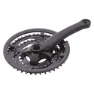 Brn Bimbo Kurbelgarnitur, Black, 150mm, 24/34-42t