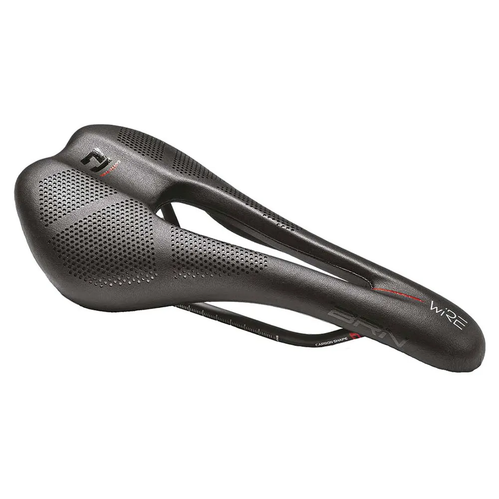 Brn Carbon Shape Wire Sattel, Black, 130mm Brn Carbon Shape Wire Sattel, Black, 130mm