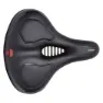Brn Comfort Zone Relax Sattel, Black, 225mm