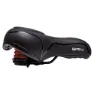 Brn Comfort Zone Relax Sattel, Black, 225mm
