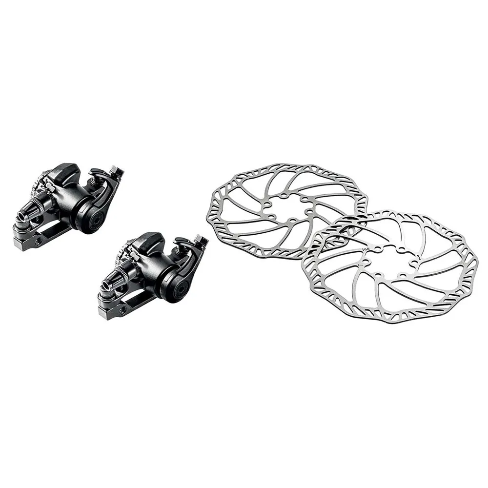 Brn Disc 160 Mm Bremsen, Black / silver, One Size Brn Disc 160 Mm Bremsen, Black / silver, One Size