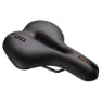 Brn Dynamic City Gel Sattel, Black / orange, 185mm