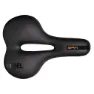 Brn Dynamic City Gel Sattel, Black / orange, 185mm