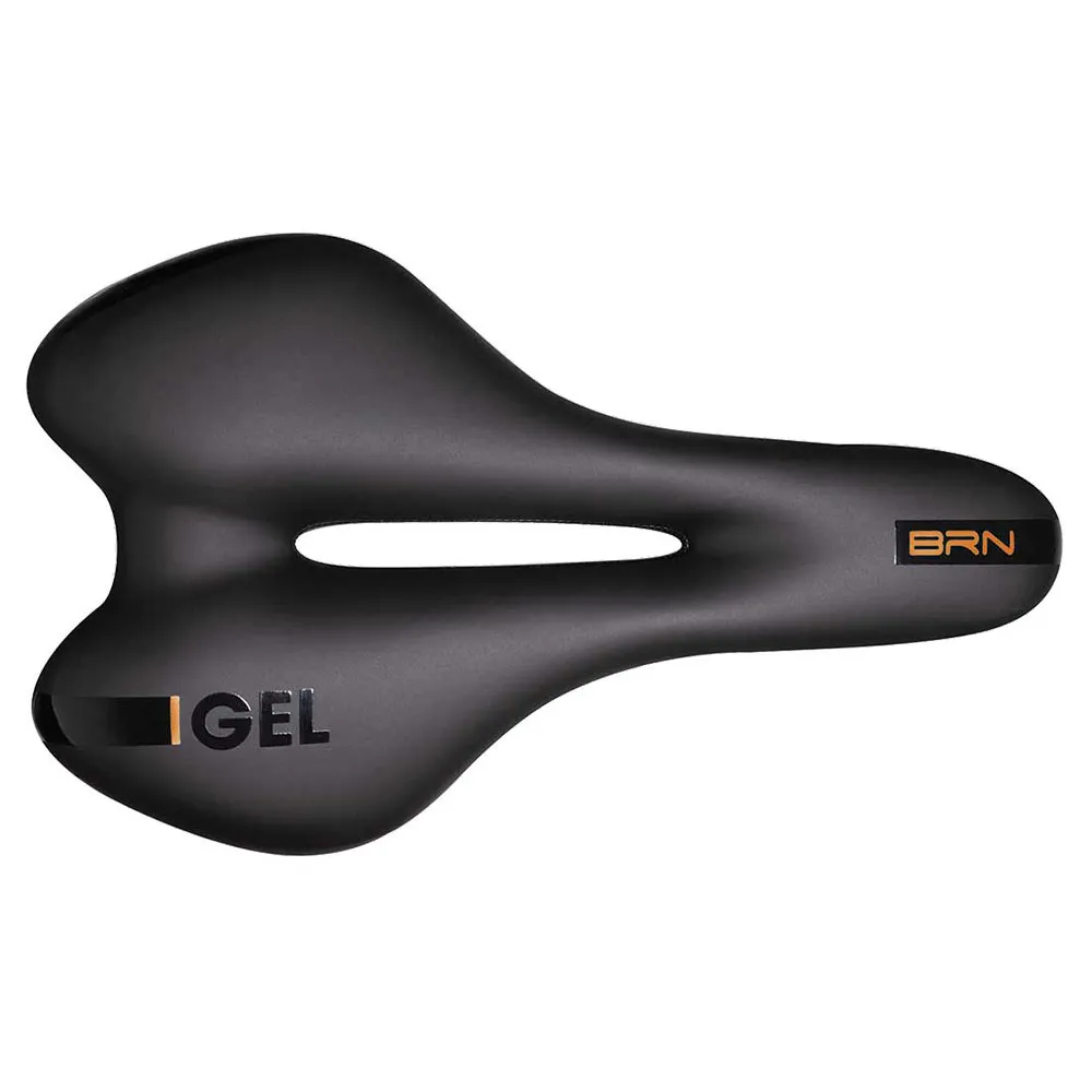 Brn Dynamic Sport Gel Sattel, Black / orange, 155mm Brn Dynamic Sport Gel Sattel, Black / orange, 155mm