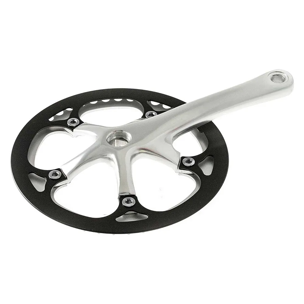 Brn Fixed Guard Kurbelgarnitur, Black / silver, 170mm, 46t Brn Fixed Guard Kurbelgarnitur, Black / silver, 170mm, 46t
